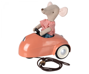 Maileg Mouse car - Coral