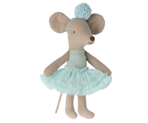 Maileg Ballerina mouse, Little sister - Light mint