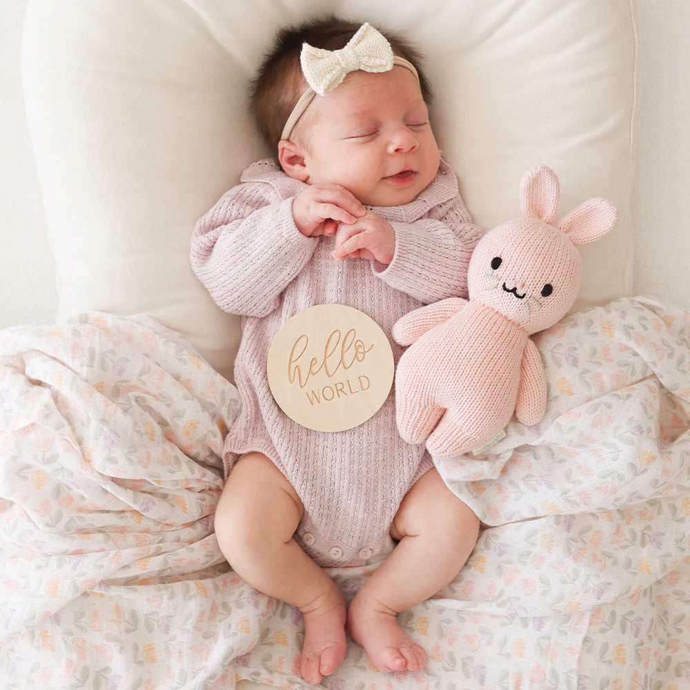 Cuddle + Kind Baby rabbit (powder pink)