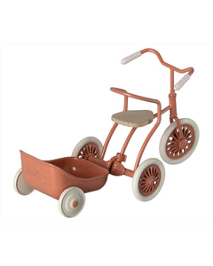 Maileg Tricycle hanger, Mouse - Coral