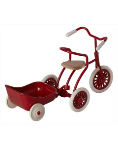 Maileg Tricycle hanger, Mouse - Red