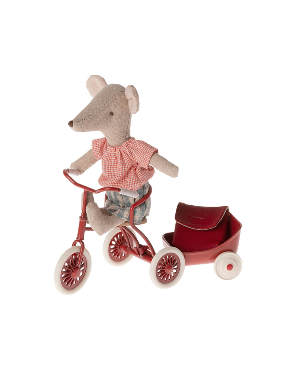 Maileg Tricycle mouse, Big sister - Red