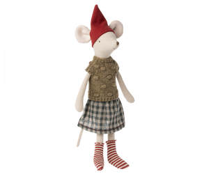 Maileg Christmas clothes, Medium mouse - Girl