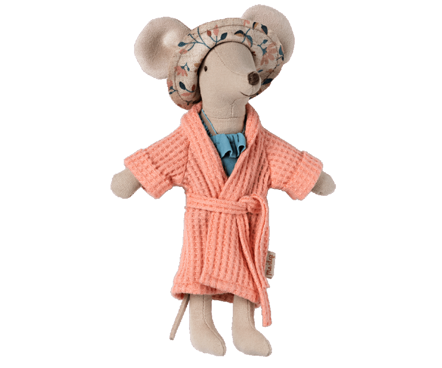 Maileg Bathrobe - Coral