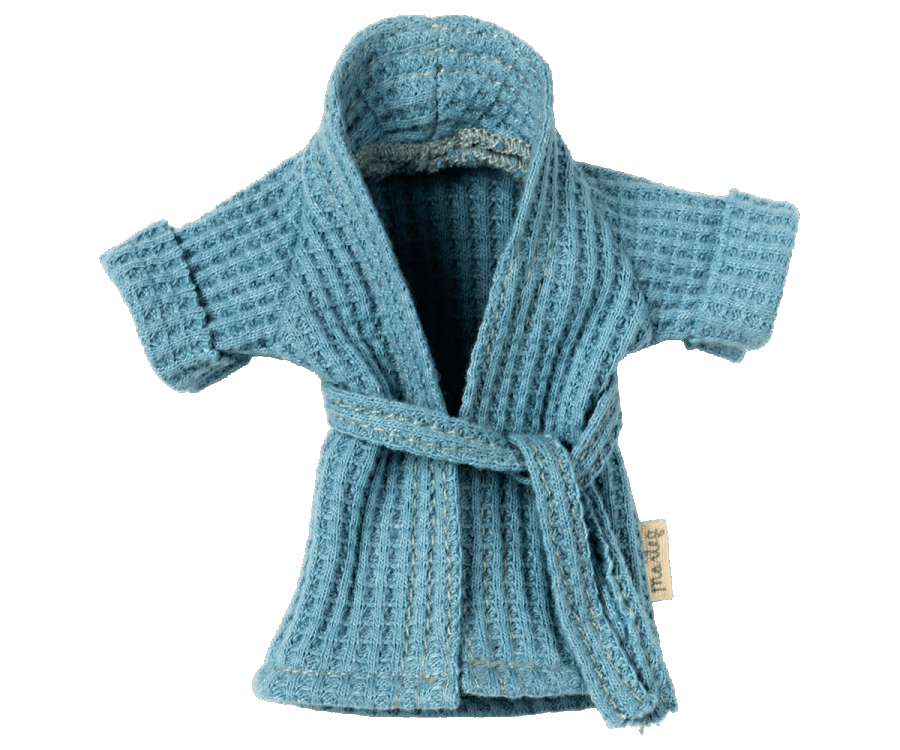 Maileg Bathrobe - Dusty blue