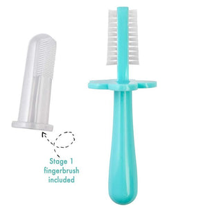 Grabease Double Sided Toothbrush - Teal My Heart