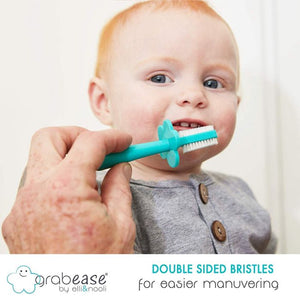 Grabease Double Sided Toothbrush - Teal My Heart