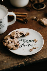 Bencer & Hazelnut Cookies For Santa Plate