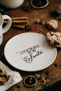Bencer & Hazelnut Cookies For Santa Plate