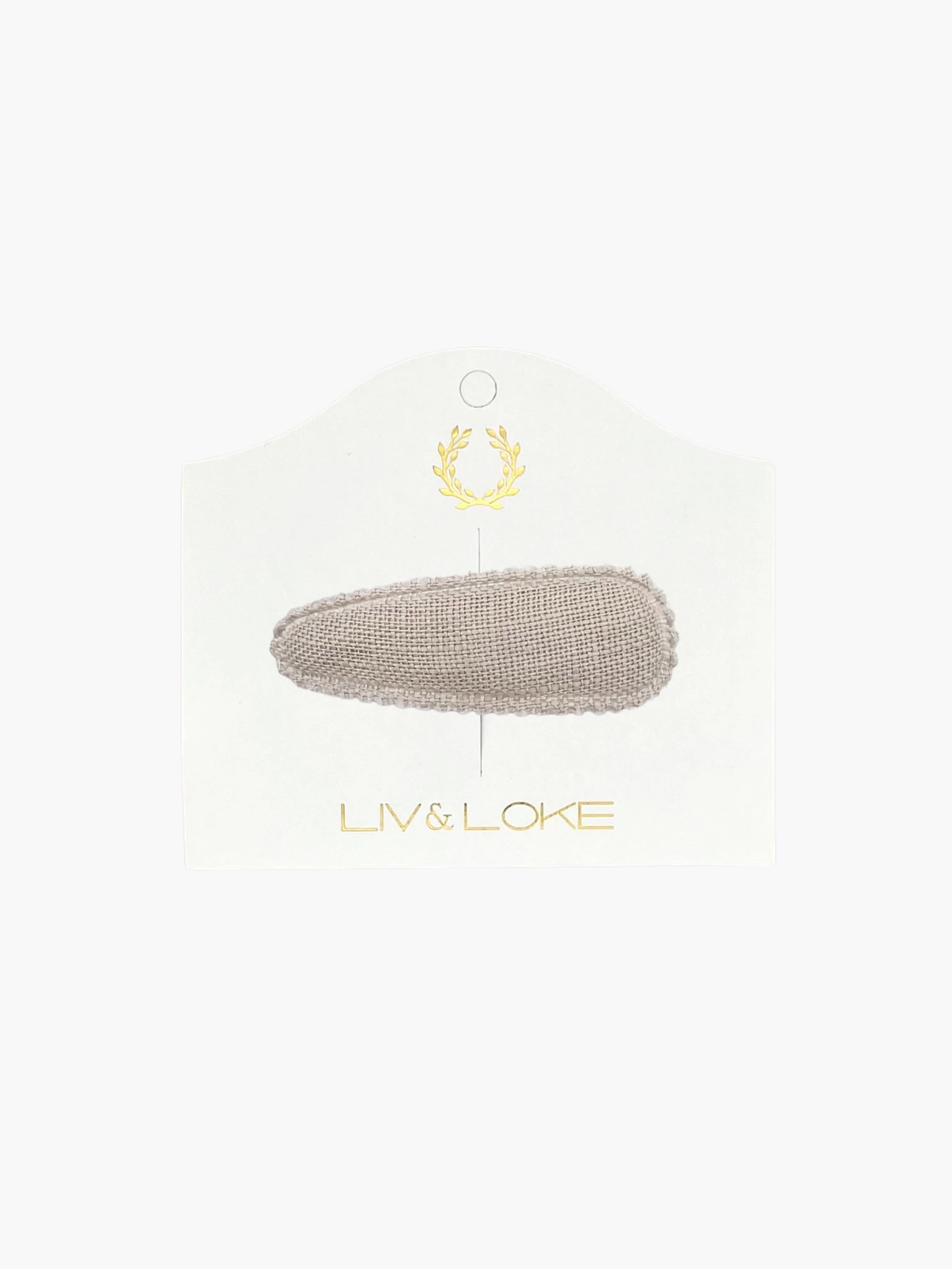 Liv & Loke Ilse Hair Clip - Khaki
