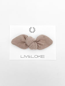 Liv & Loke Lovelia Mini Bow Poientelle - Cappuccino