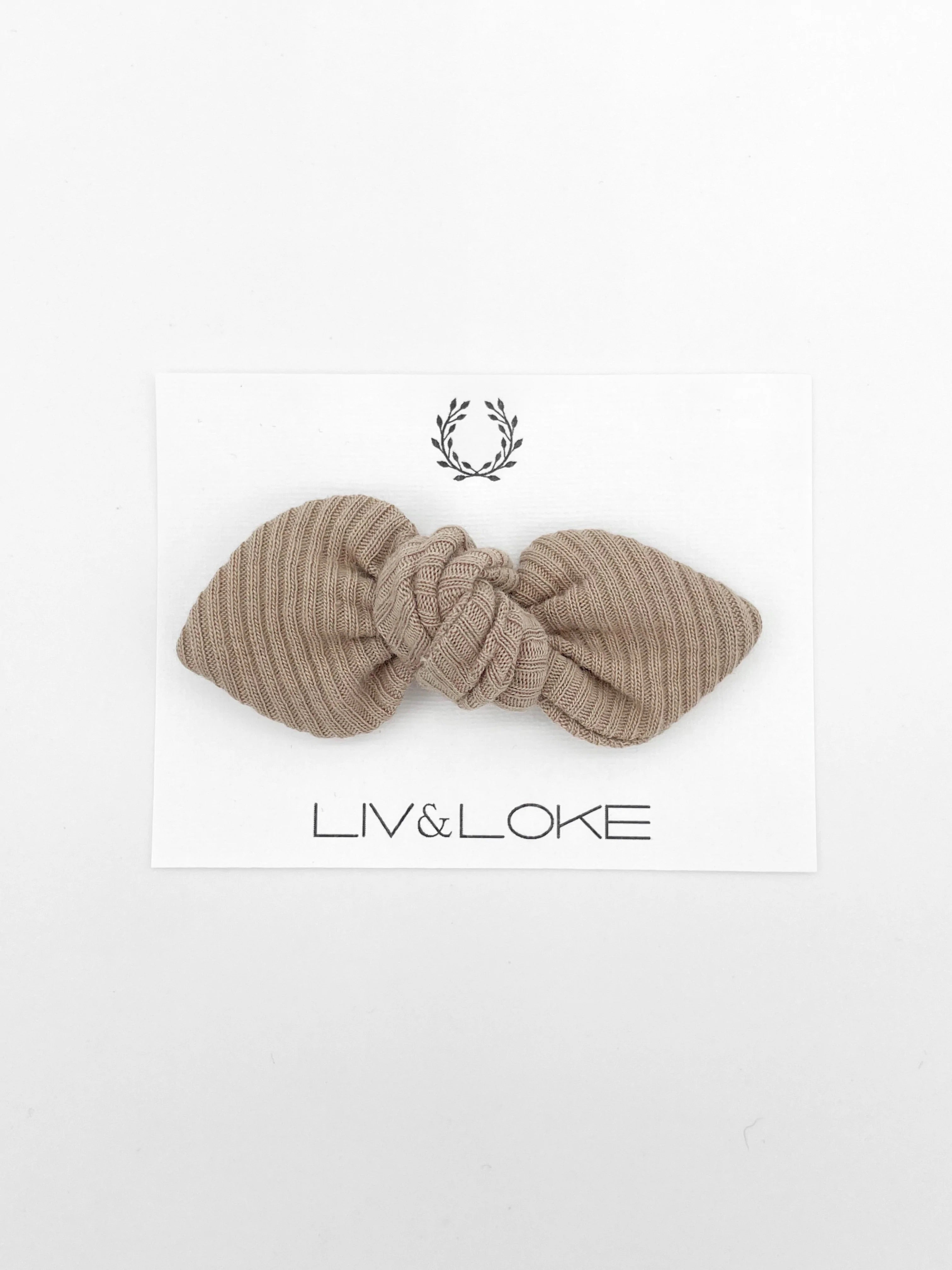 Liv & Loke Lovelia Mini Rosette Rib - Cappuccino