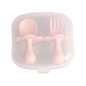 Grabease Ergonomic Utensils with Travel Case - Are You Blushing