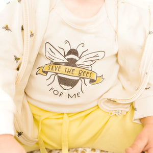 Finn & Emma Graphic Bodysuit - Save the Bees