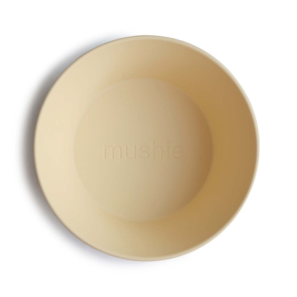 Mushie Round Dinnerware Bowls, Set of 2