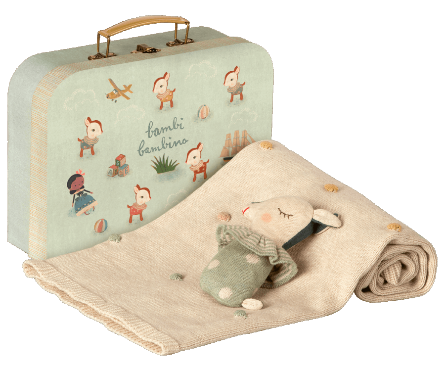 Maileg Baby gift set - Dusty mint