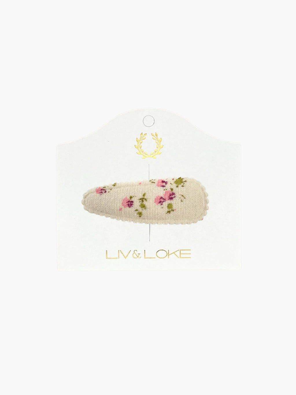 Liv & Loke Ilse Hair Clip - Vintage floral pink